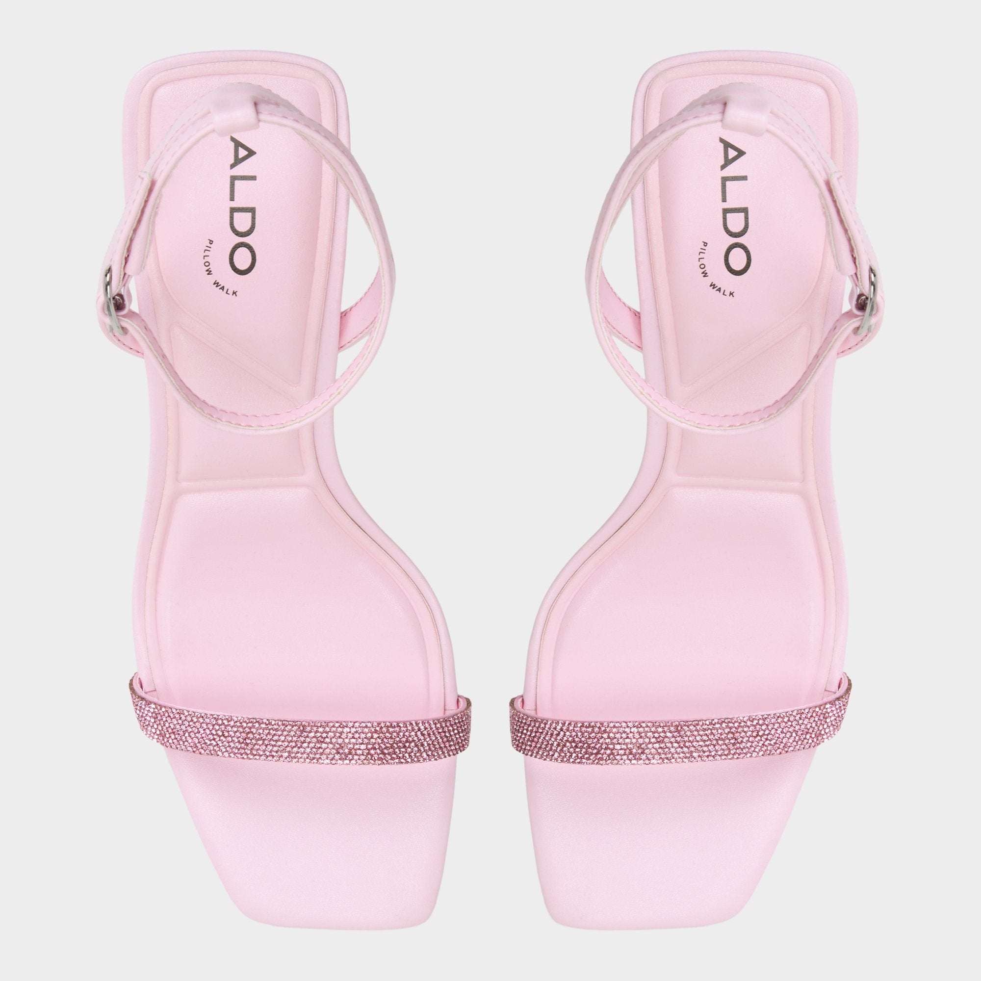 Aldo Kirri Light Pink Women's Strappy sandals - Strappy heeled sandal Women