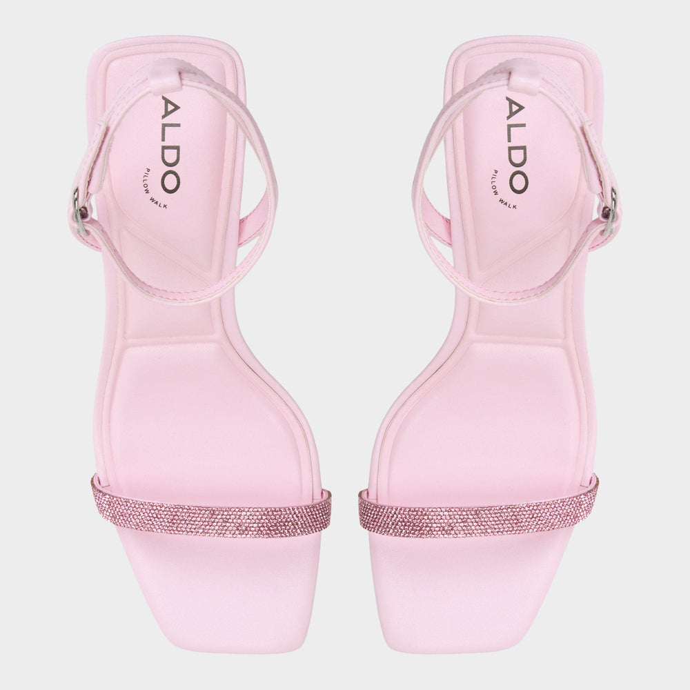 Aldo Kirri Light Pink Women's Strappy sandals - Strappy heeled sandal Women