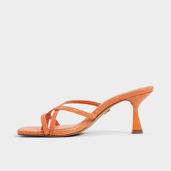 Aldo Calypsa Medium Orange Women's Heeled mules - Strappy heeled sandal Women