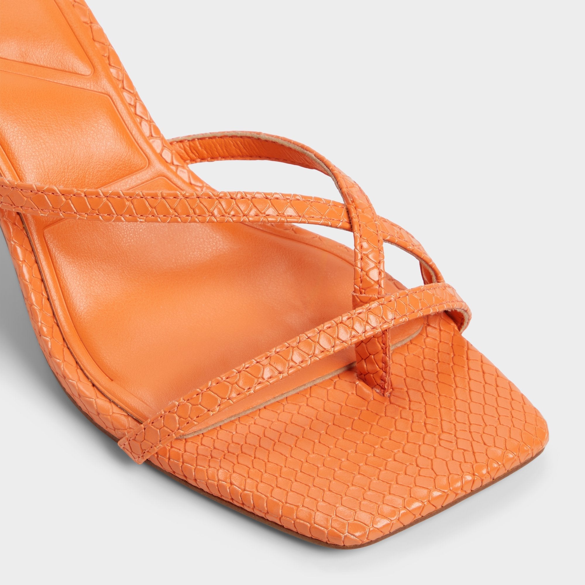 Aldo Calypsa Medium Orange Women's Heeled mules - Strappy heeled sandal Women