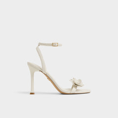 Aldo Daisylily White/Bone Women's Heeled sandals - Strappy heeled sandal, Stiletto heel Women