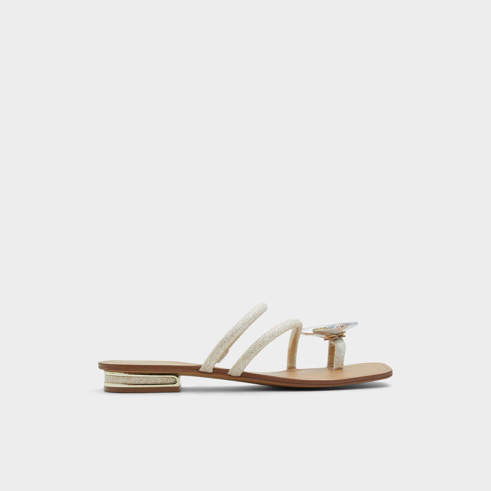 Aldo Garberia Silver Women's Flats - Flip flop Women