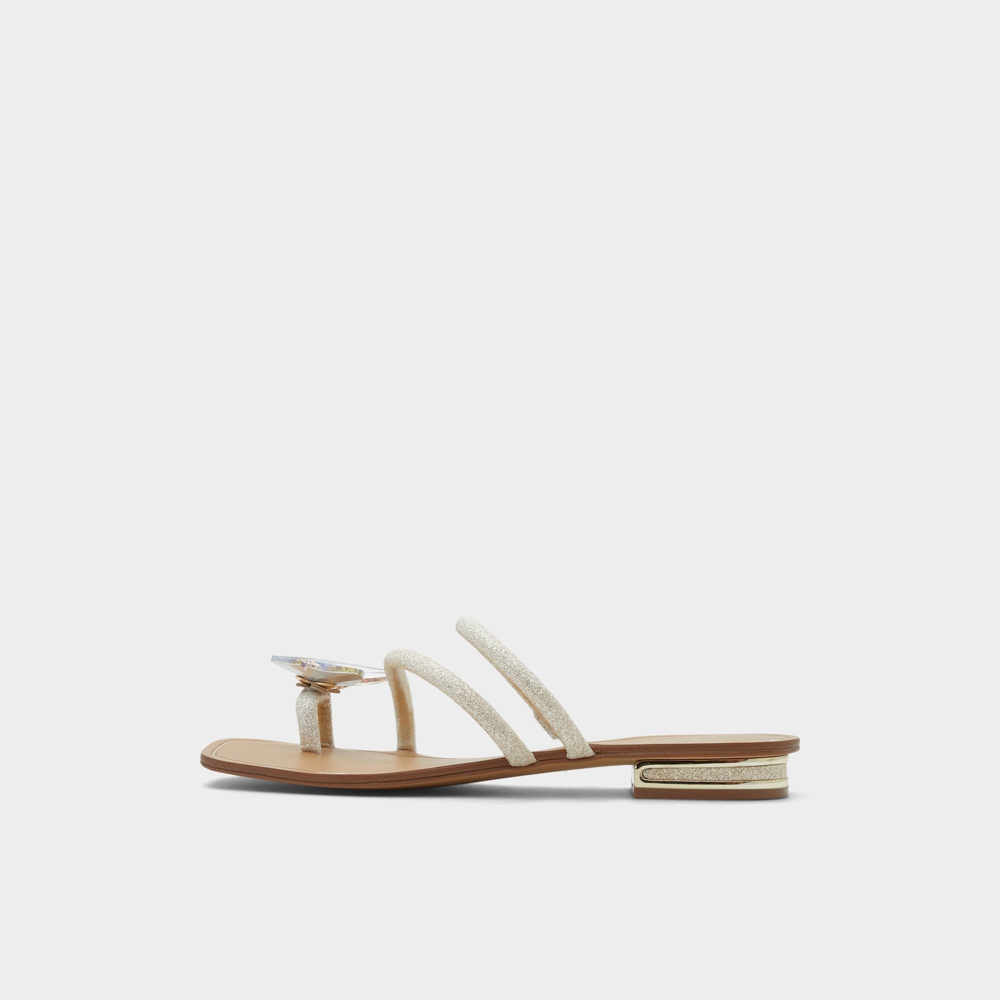 Aldo Garberia Silver Women's Flats - Flip flop Women