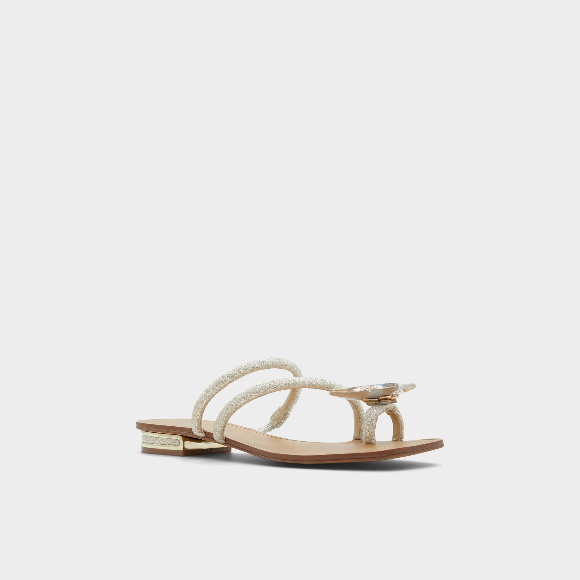 Aldo Garberia Silver Women's Flats - Flip flop Women