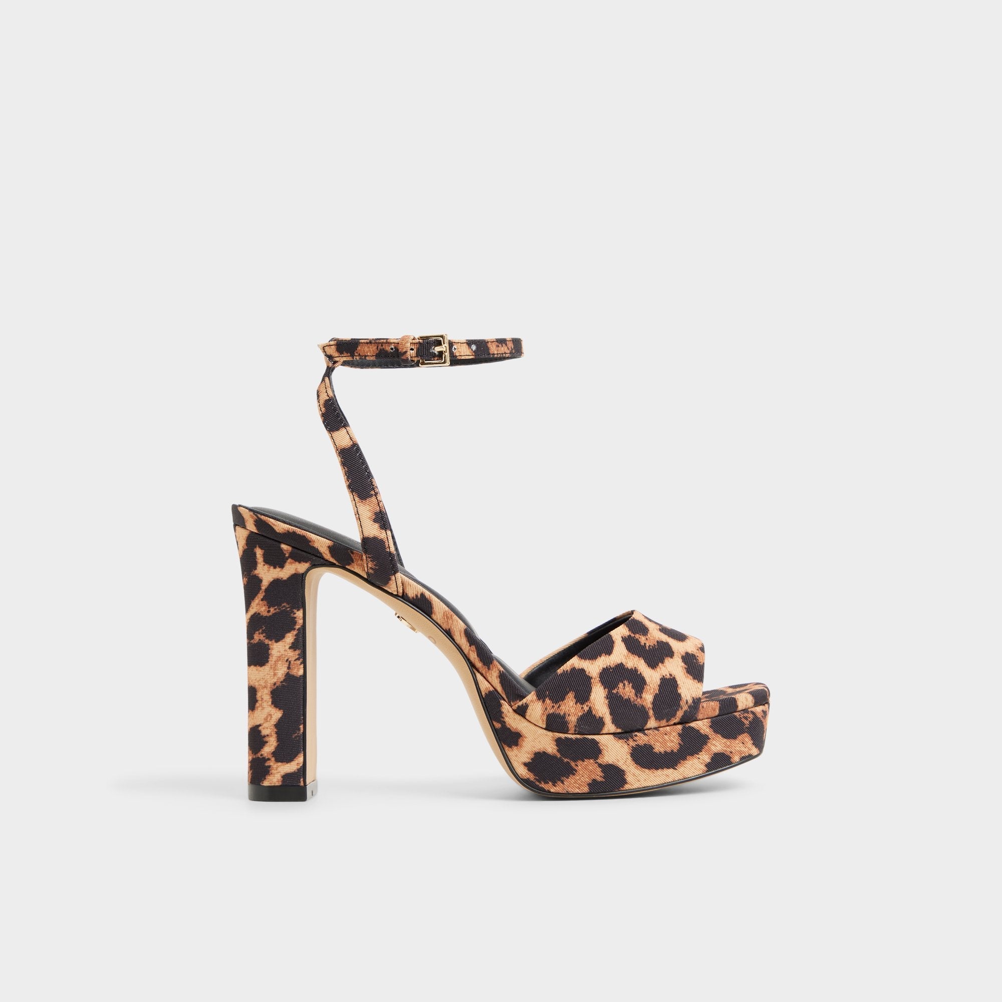 Aldo Chicgleam Brown Multi Women's Strappy sandals - Strappy heeled sandal, Platform Women
