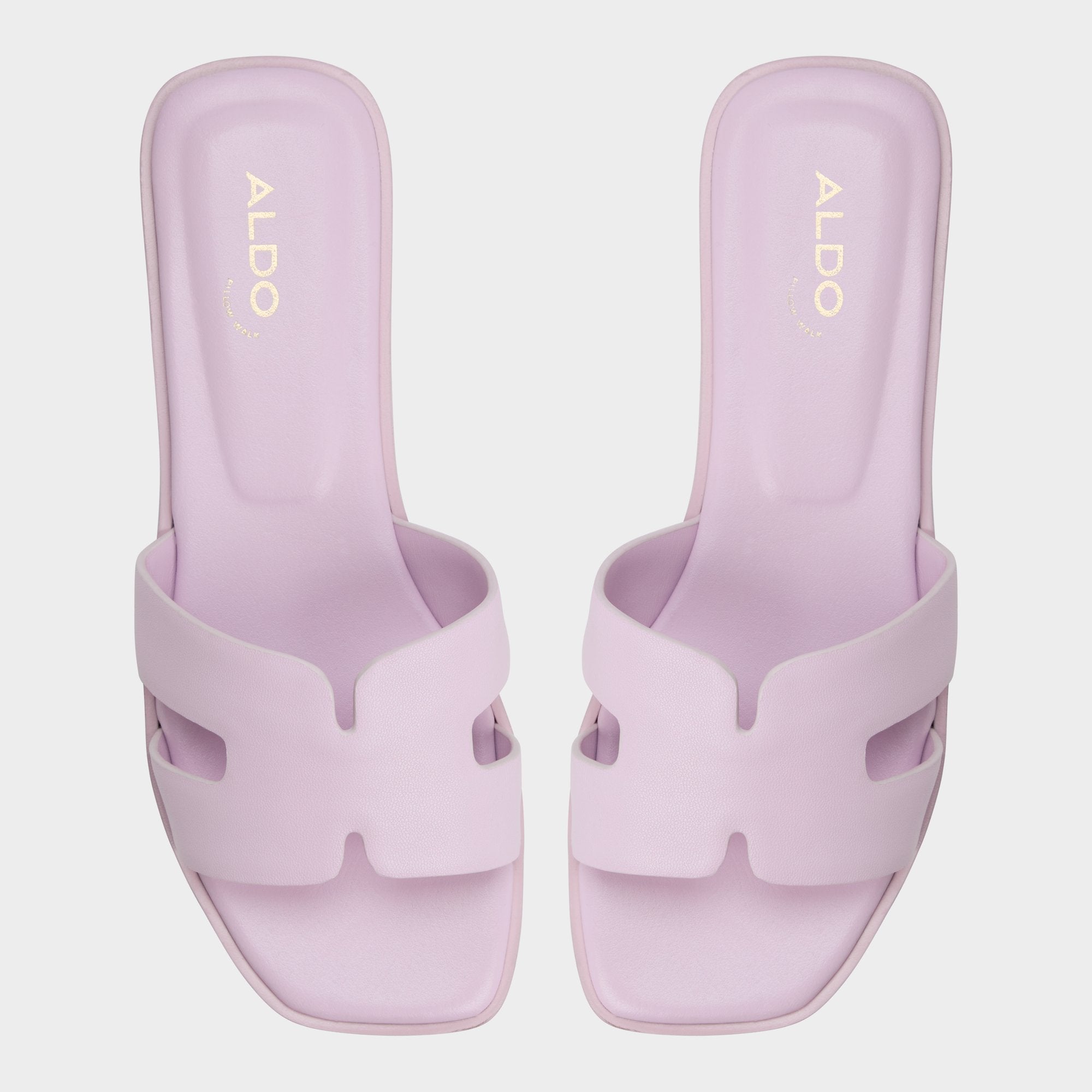 Aldo Itsandal Light Purple Women's Flats - Slide sandal Women