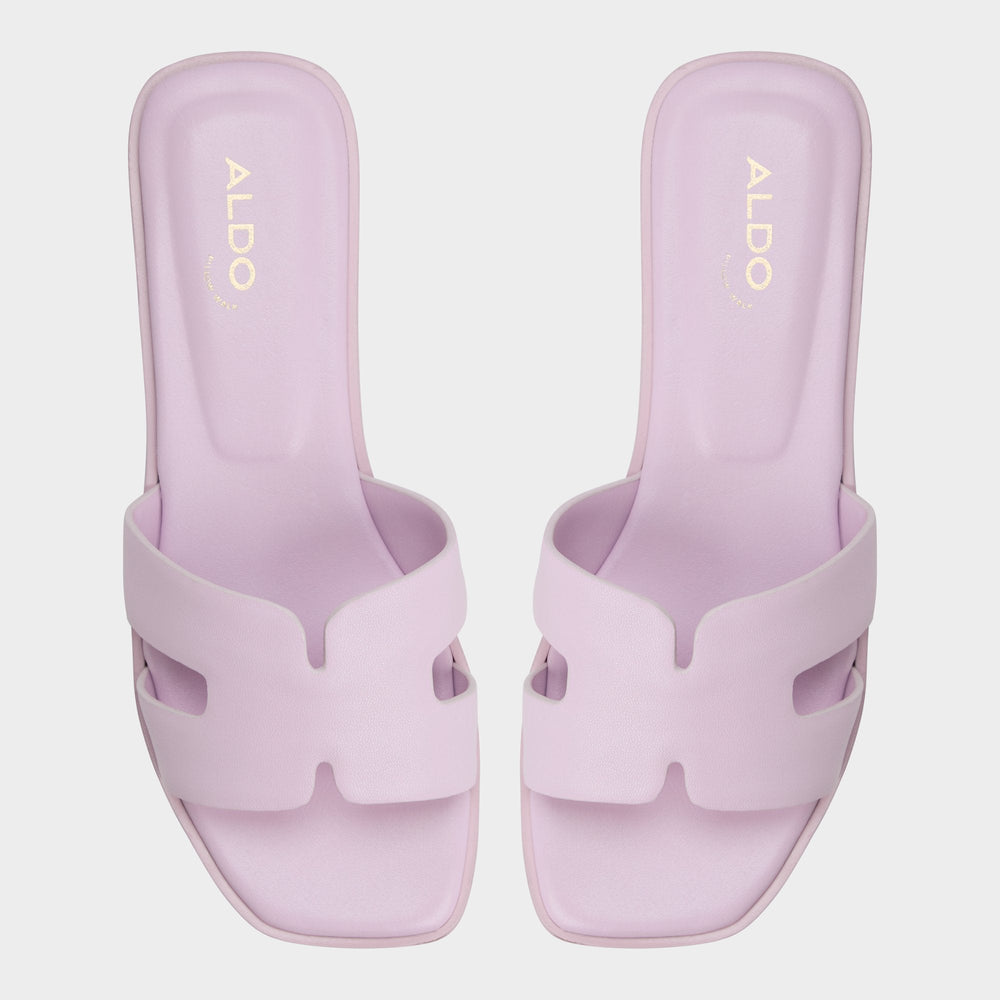 Aldo Itsandal Light Purple Women's Flats - Slide sandal Women