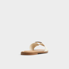 Aldo Tidella White Women's Flats - Slide sandal Women