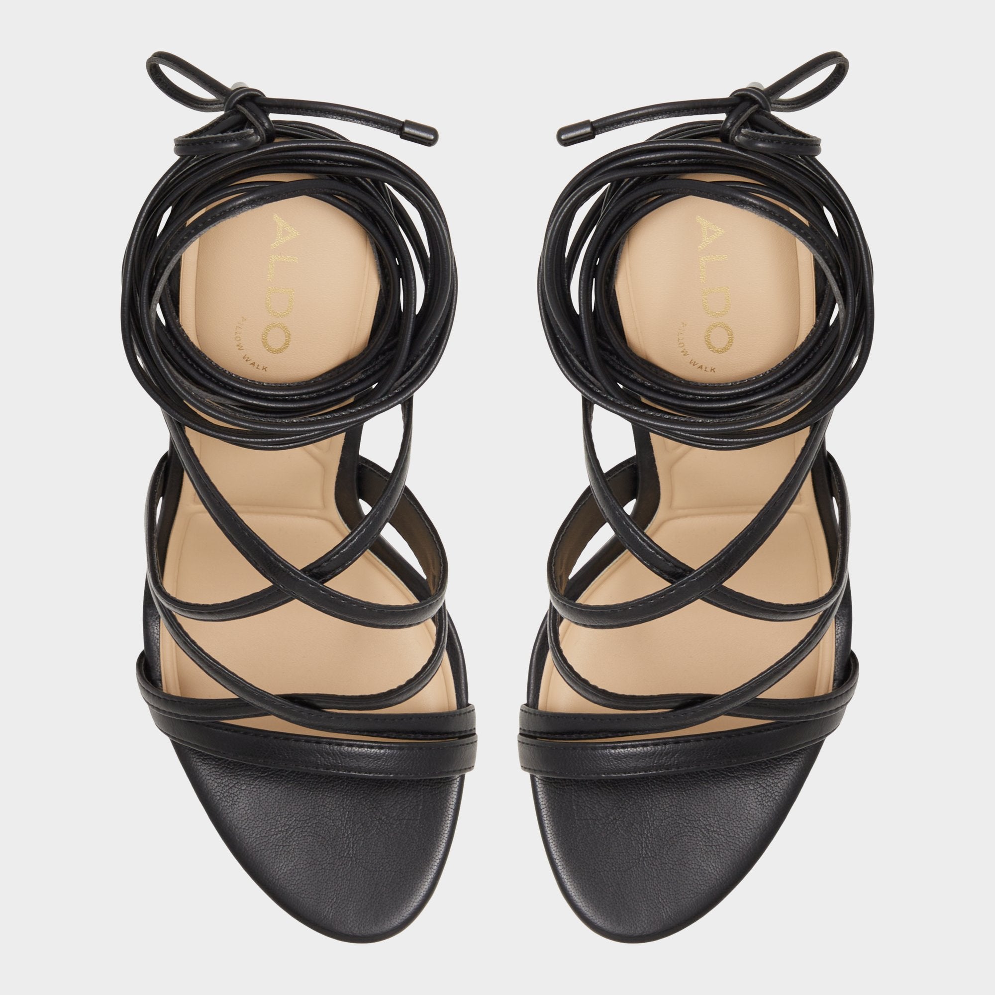Aldo Marylou Black Women's Strappy sandals - Strappy heeled sandal Women