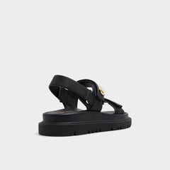 Aldo Linette Black Women's Footbed sandals - Footbed sandal, Footbed sandal Women