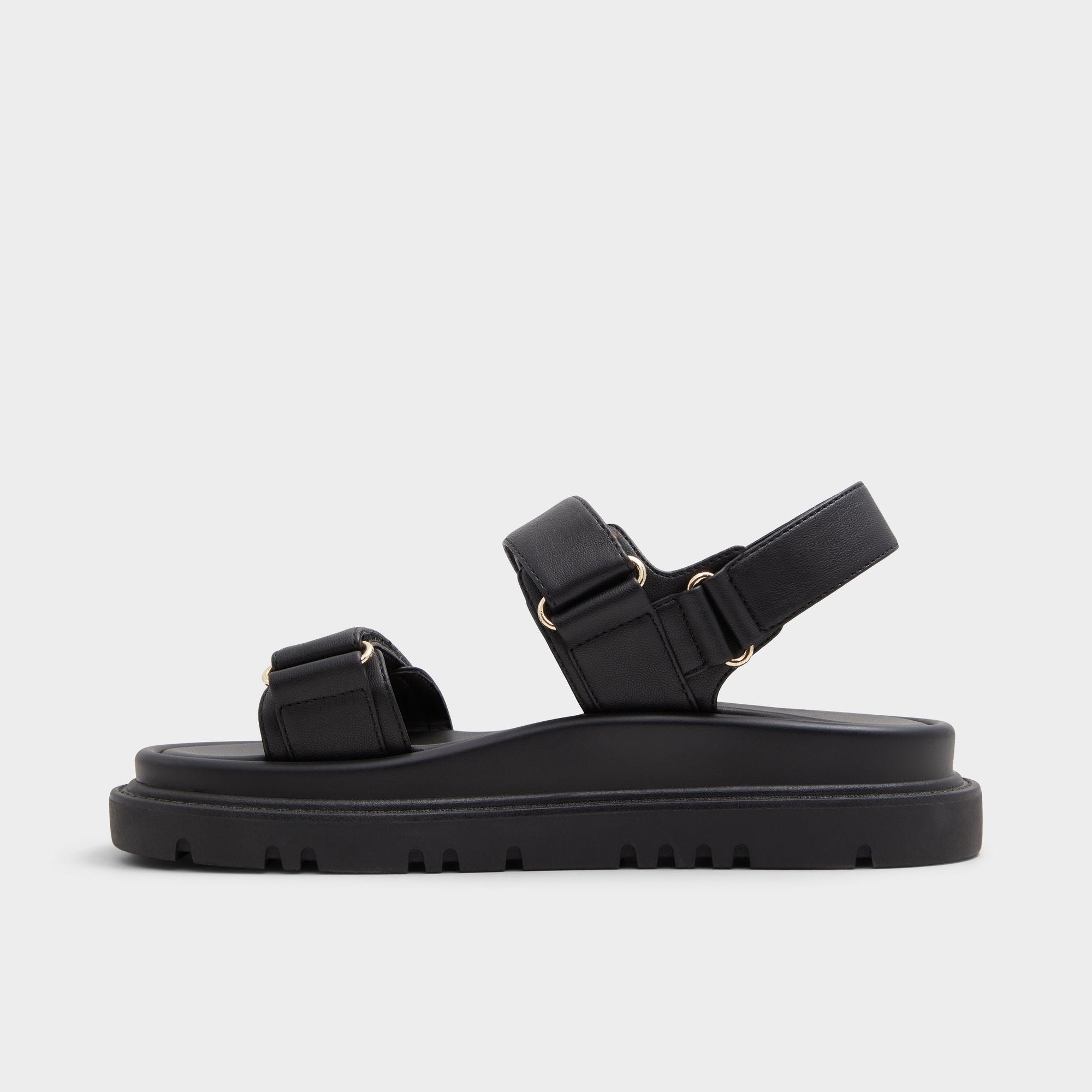 Aldo Linette Black Women's Footbed sandals - Footbed sandal, Footbed sandal Women