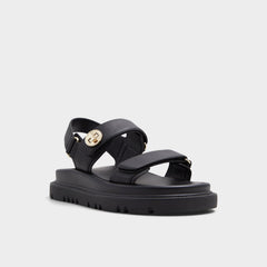Aldo Linette Black Women's Footbed sandals - Footbed sandal, Footbed sandal Women