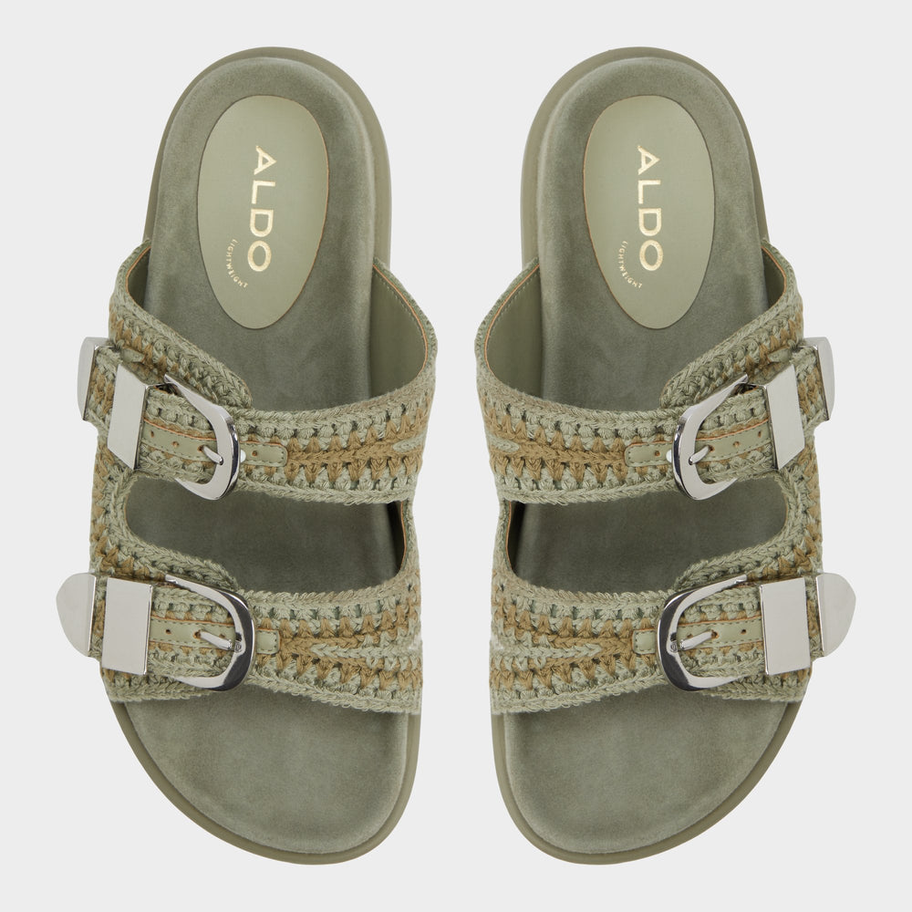 Aldo Bohodream Khaki Women's Footbed sandals - Footbed sandal Women