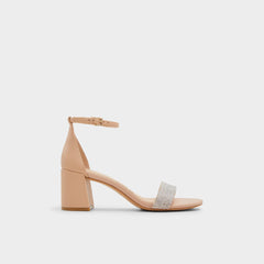 Aldo Pristine in Bone - Strappy sandal, Block heel Women