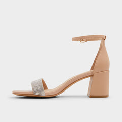 Aldo Pristine in Bone - Strappy sandal, Block heel Women
