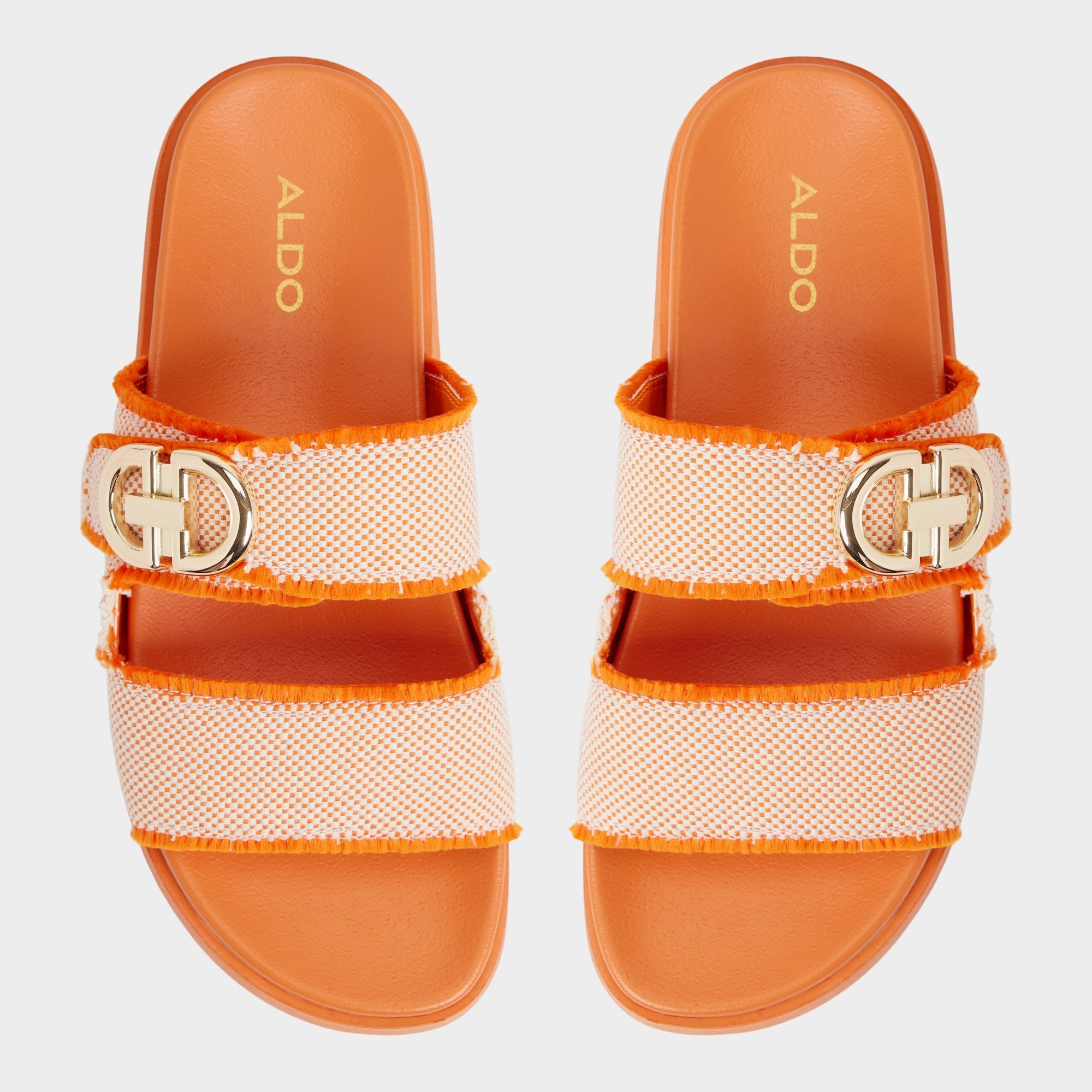 Aldo Daisymae Orange Women's Footbed sandals -  Women