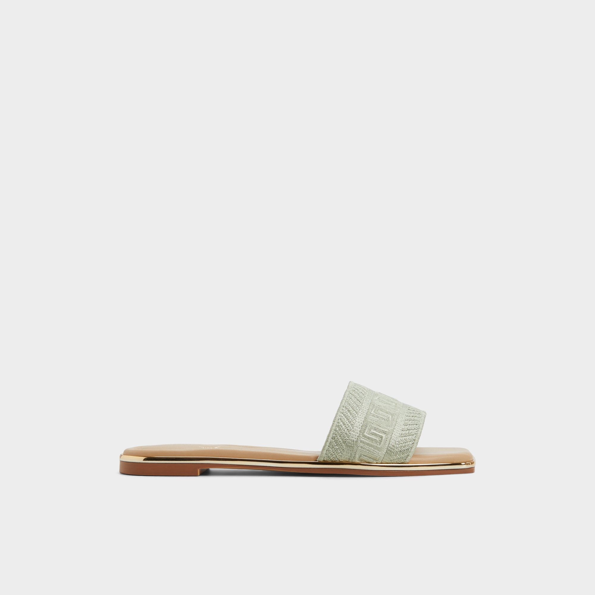 Aldo Oceania-xt Other Green Women's Flats - Slide sandal Women
