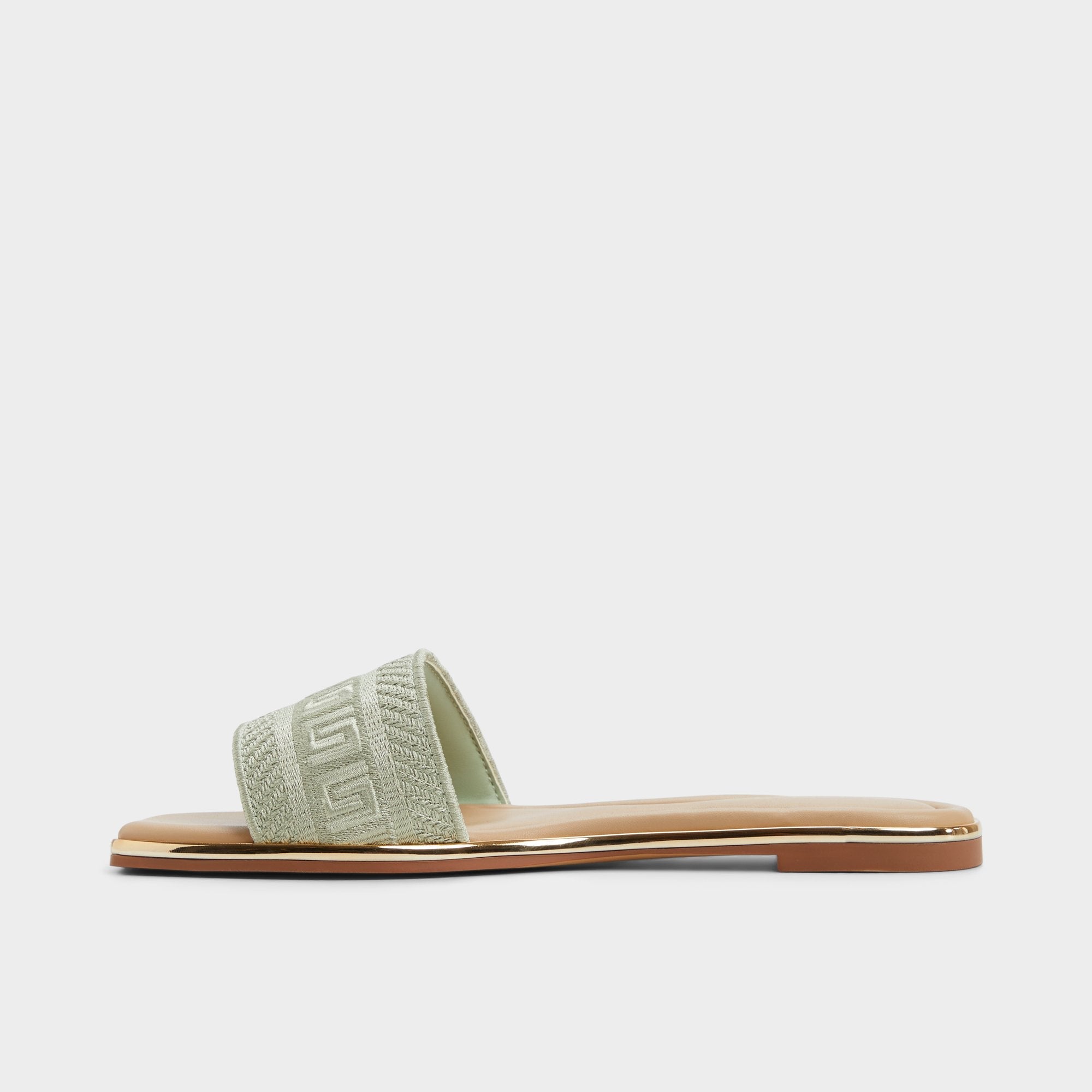 Aldo Oceania-xt Other Green Women's Flats - Slide sandal Women