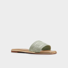 Aldo Oceania-xt Other Green Women's Flats - Slide sandal Women