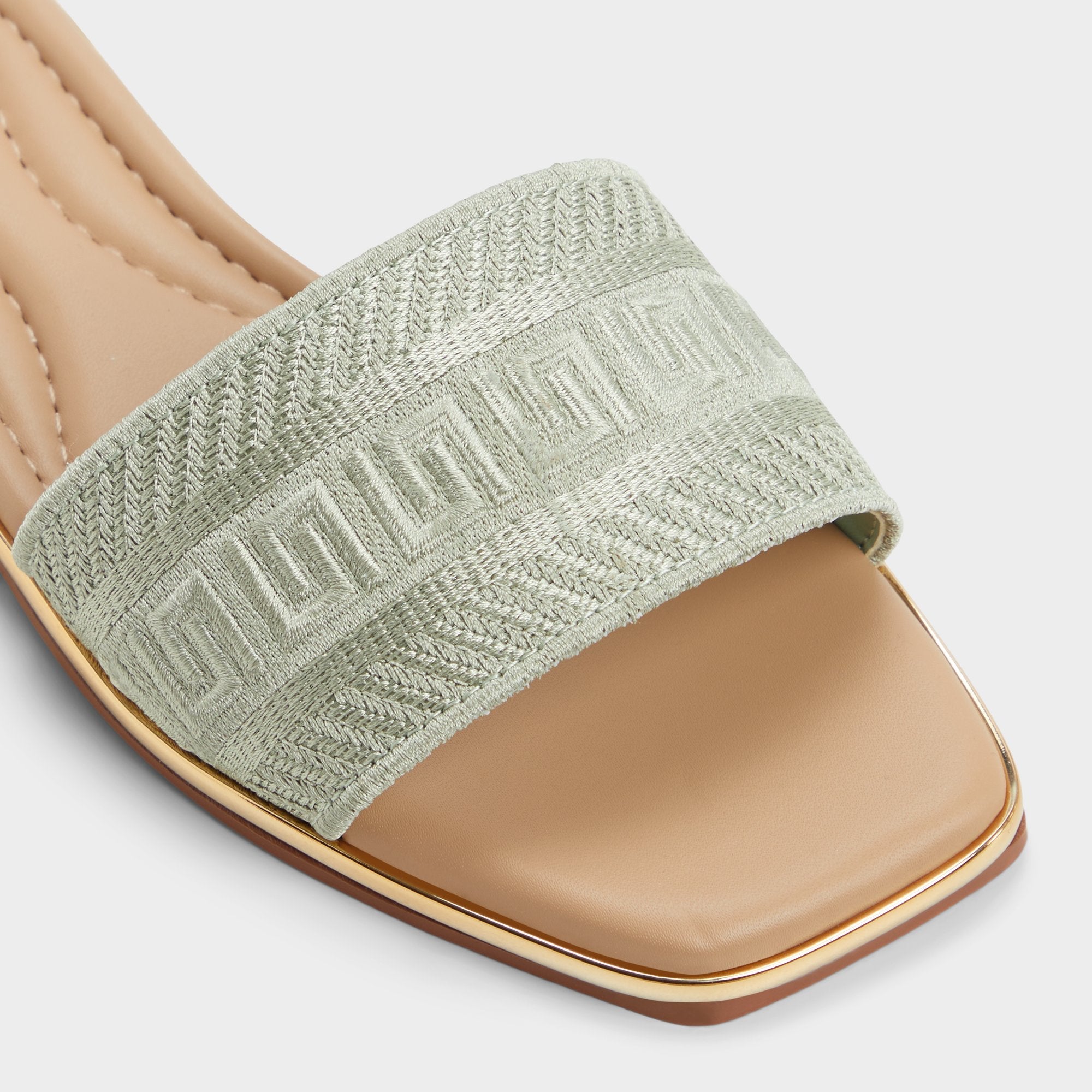 Aldo Oceania-xt Other Green Women's Flats - Slide sandal Women