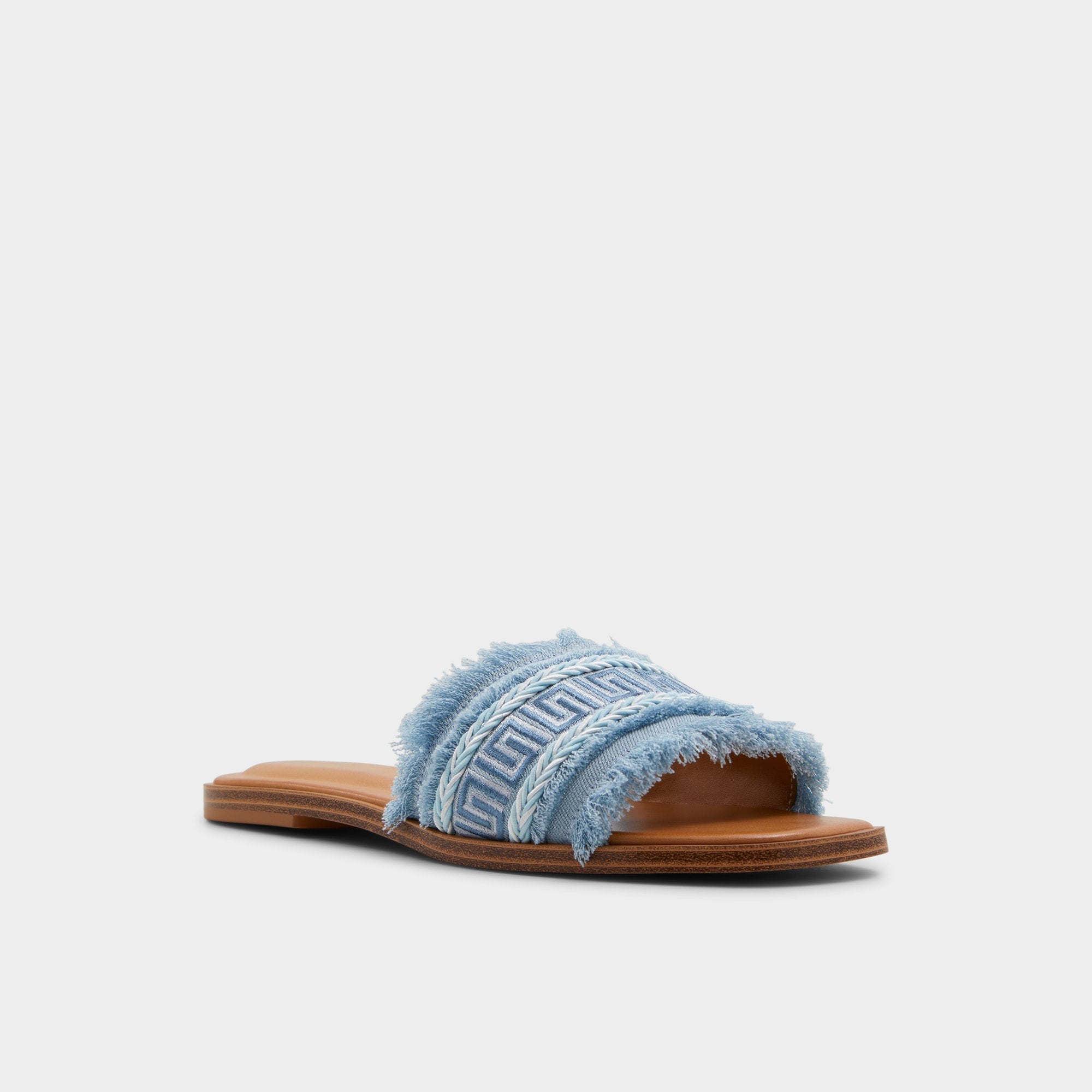 Aldo Nalani Medium Blue Women's Flats - Slide sandal Women