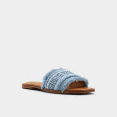 Aldo Nalani Medium Blue Women's Flats - Slide sandal Women