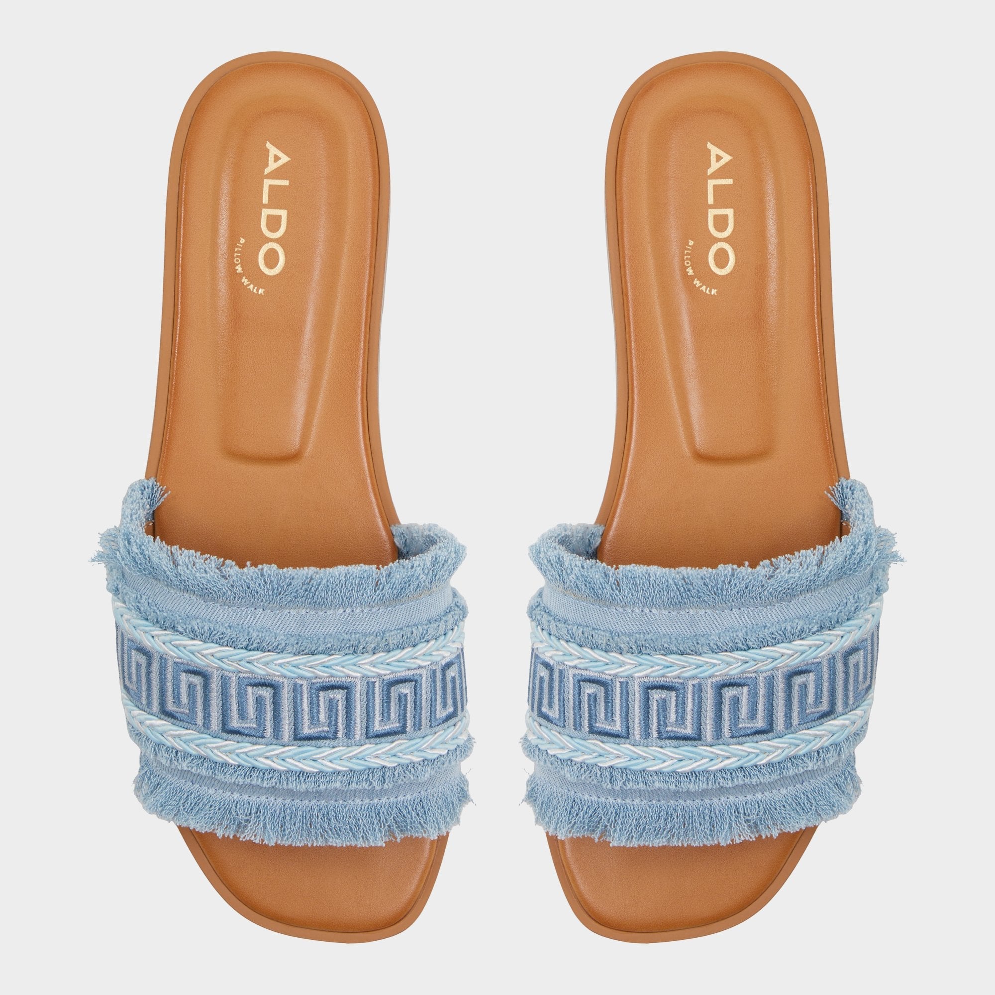 Aldo Nalani Medium Blue Women's Flats - Slide sandal Women