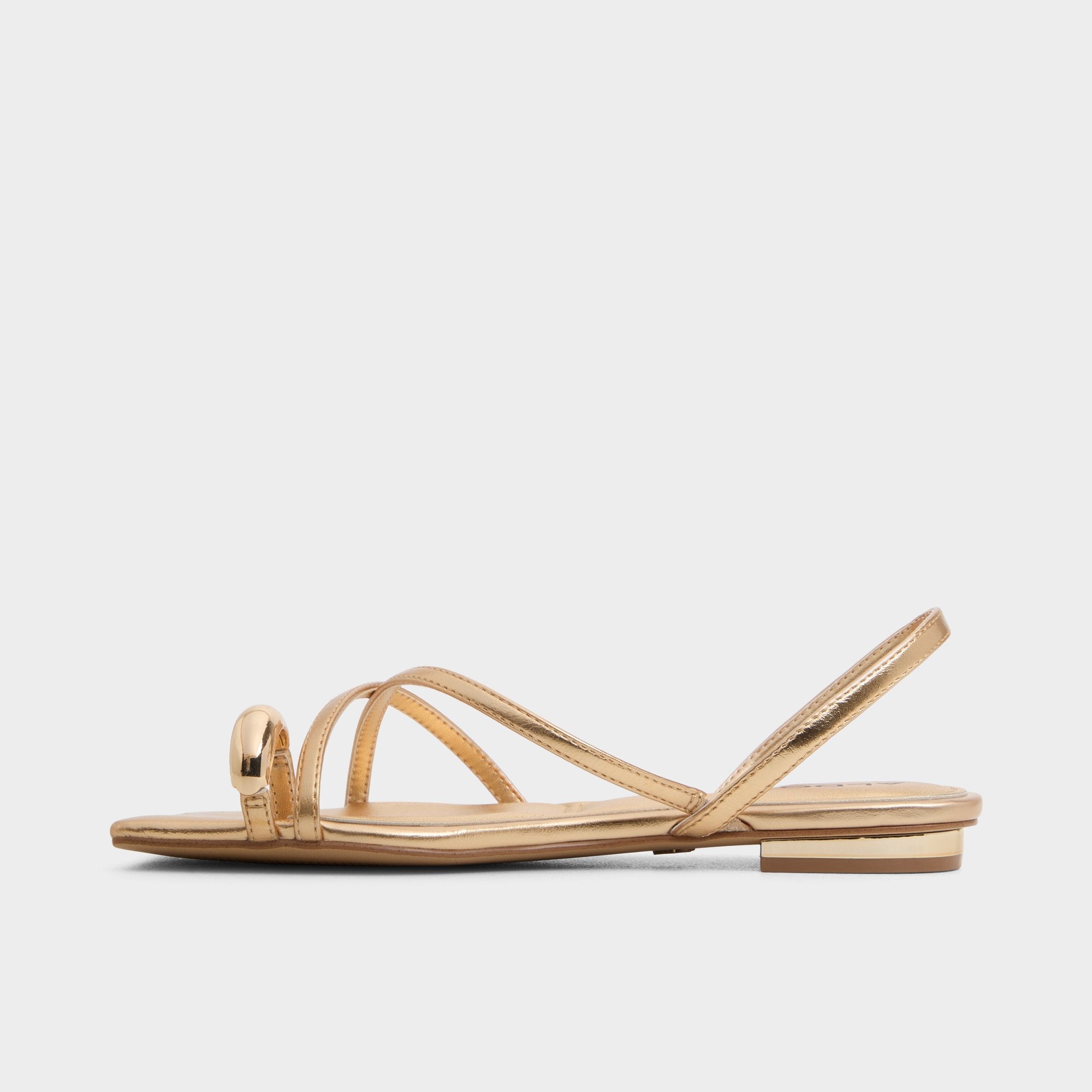 Aldo Synthesa Gold Women's Travel essentials - Flip flop Women