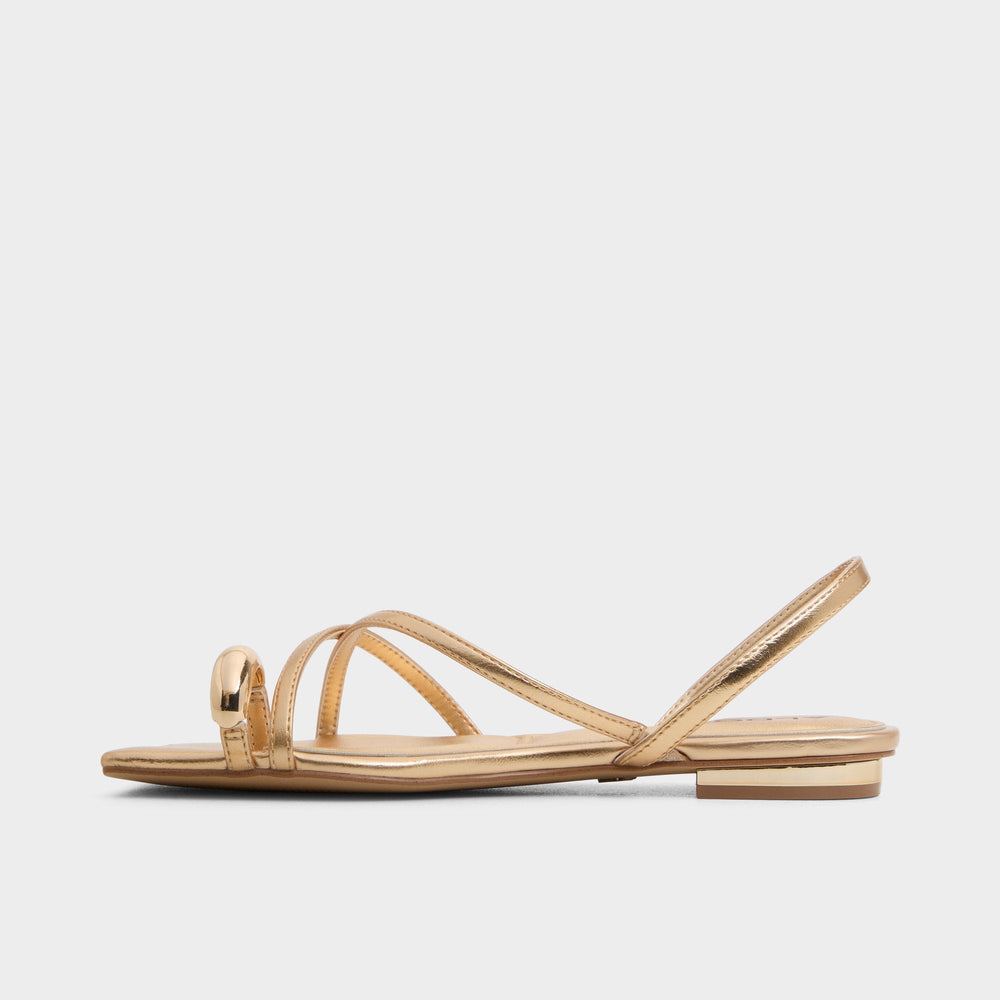 Aldo Synthesa Gold Women's Travel essentials - Flip flop Women