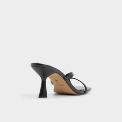Aldo Calypsa Black Women's Animal Prints - Strappy heeled sandal, Block heel Women