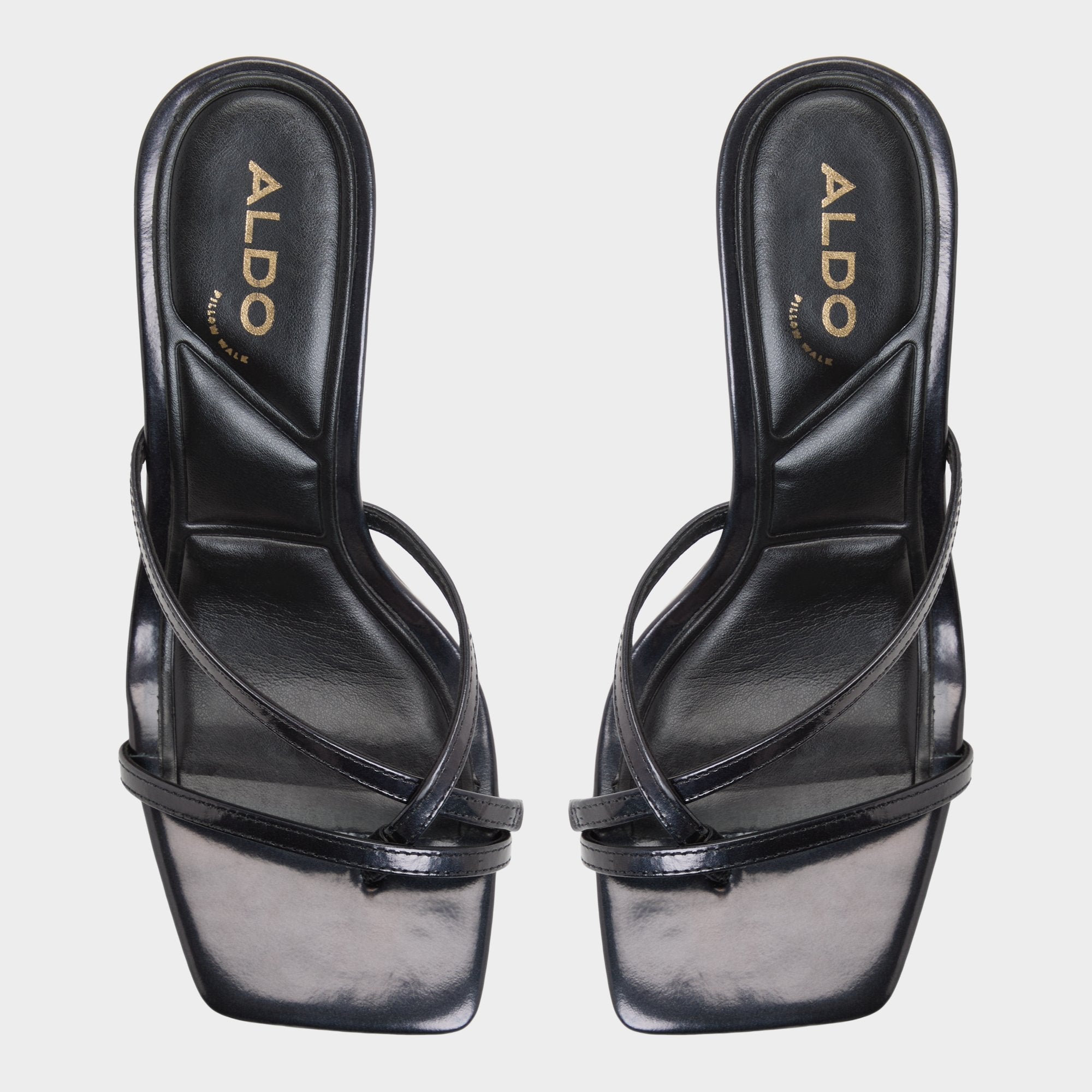 Aldo Calypsa Black Women's Animal Prints - Strappy heeled sandal, Block heel Women