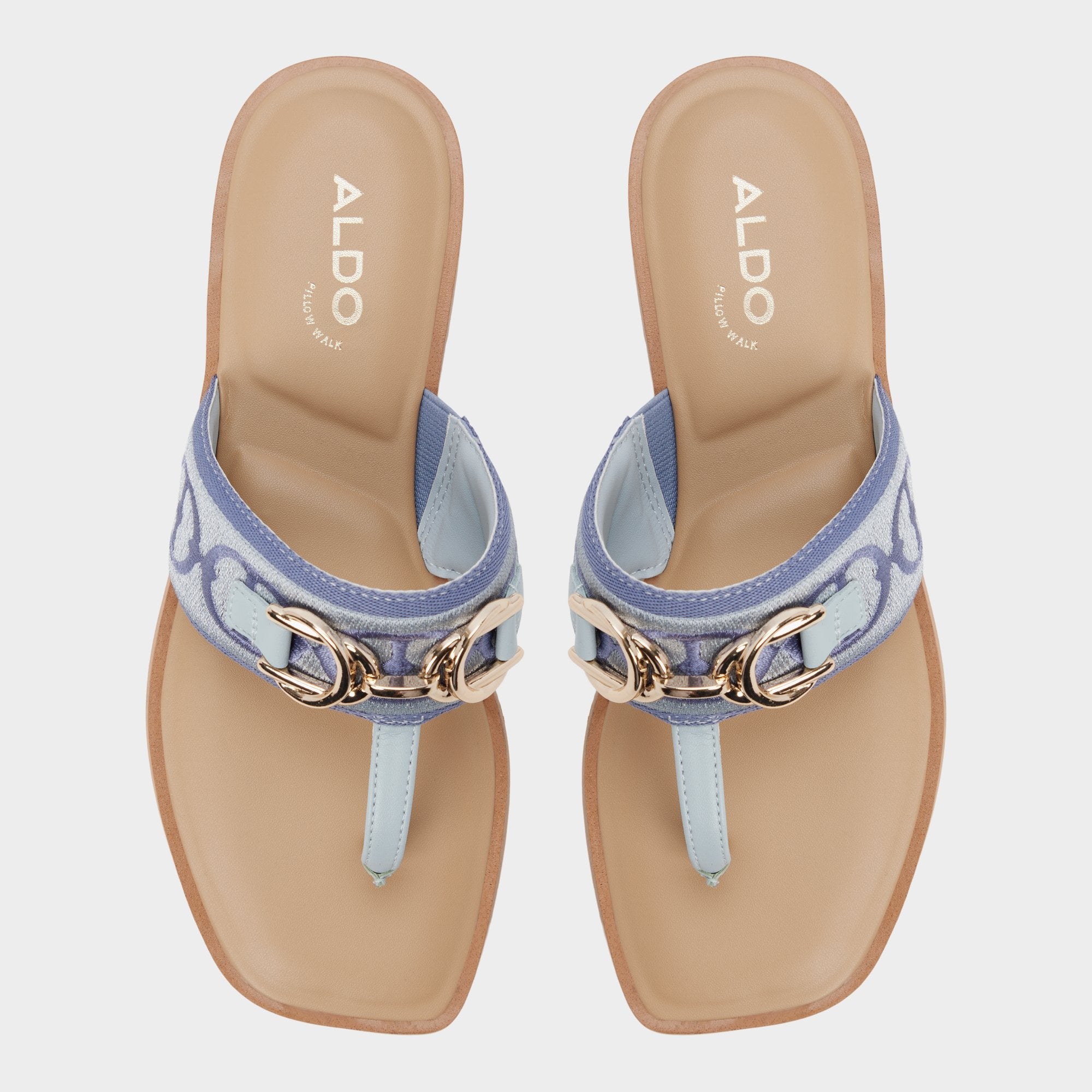 Aldo Coralynna in Other Blue - T-strap sandal Women