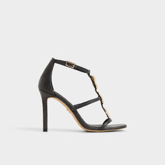 Aldo Summerdate Black Women's Strappy sandals - Strappy heeled sandal Women