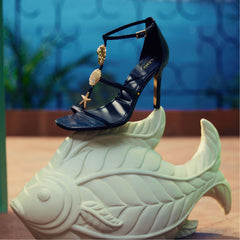 Aldo Summerdate Black Women's Strappy sandals - Strappy heeled sandal Women
