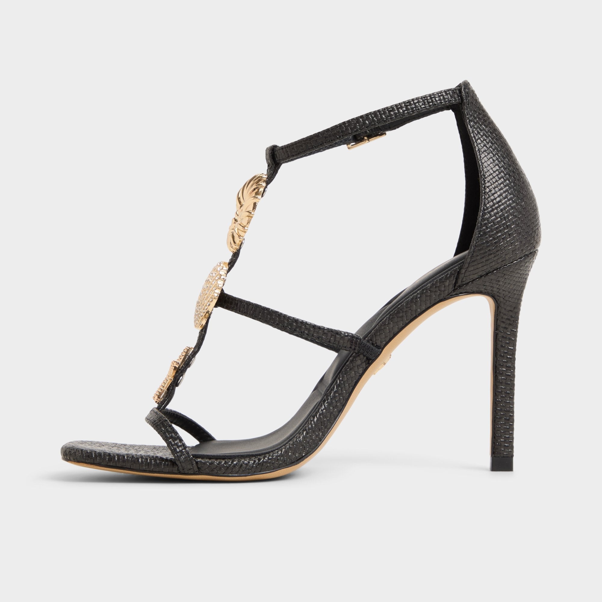 Aldo Summerdate Black Women's Strappy sandals - Strappy heeled sandal Women