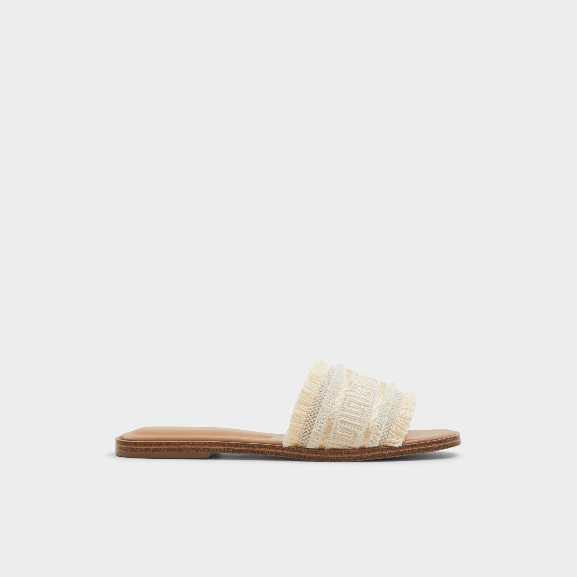 Aldo Nalani Gold Women's Flats - Slide sandal Women