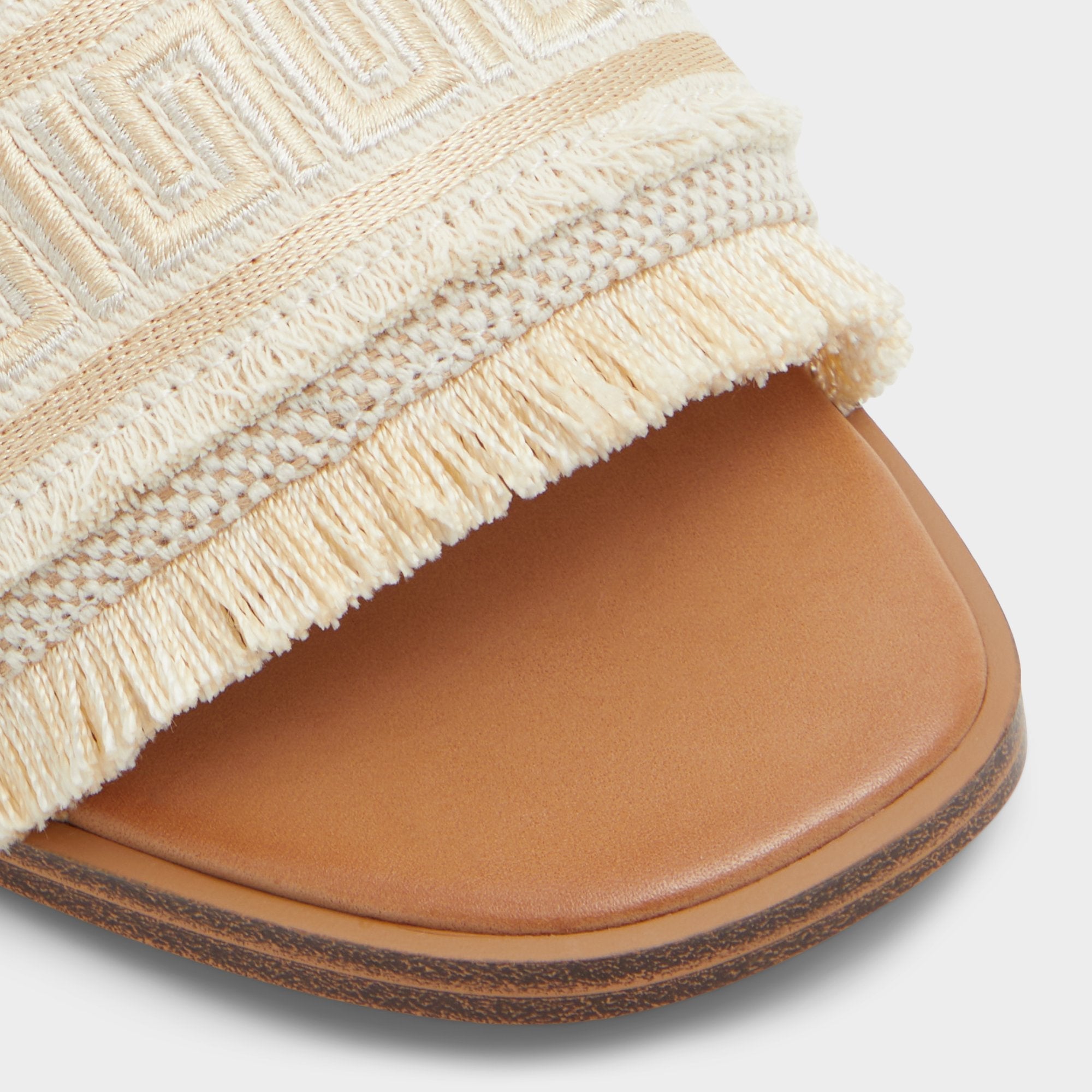 Aldo Nalani Gold Women's Flats - Slide sandal Women