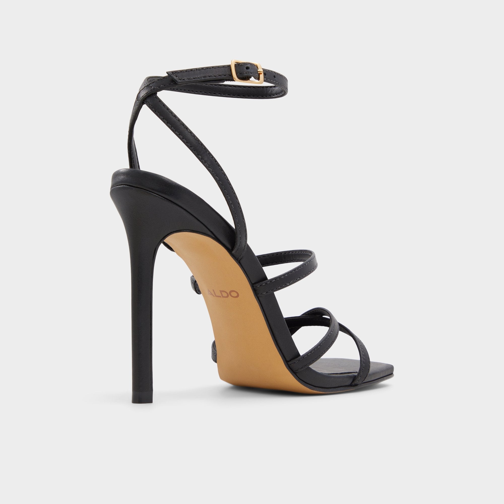 Aldo Galoi Black Women's Strappy sandals - Strappy heeled sandal Women