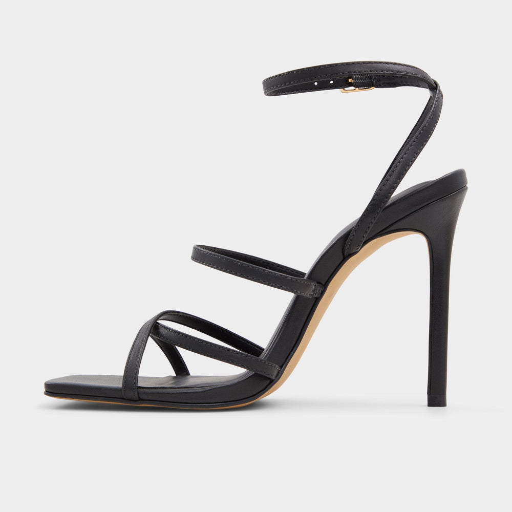 Aldo Galoi Black Women's Strappy sandals - Strappy heeled sandal Women