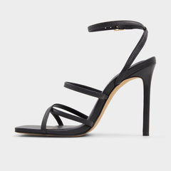 Aldo Galoi Black Women's Strappy sandals - Strappy heeled sandal Women