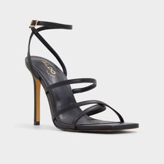 Aldo Galoi Black Women's Strappy sandals - Strappy heeled sandal Women