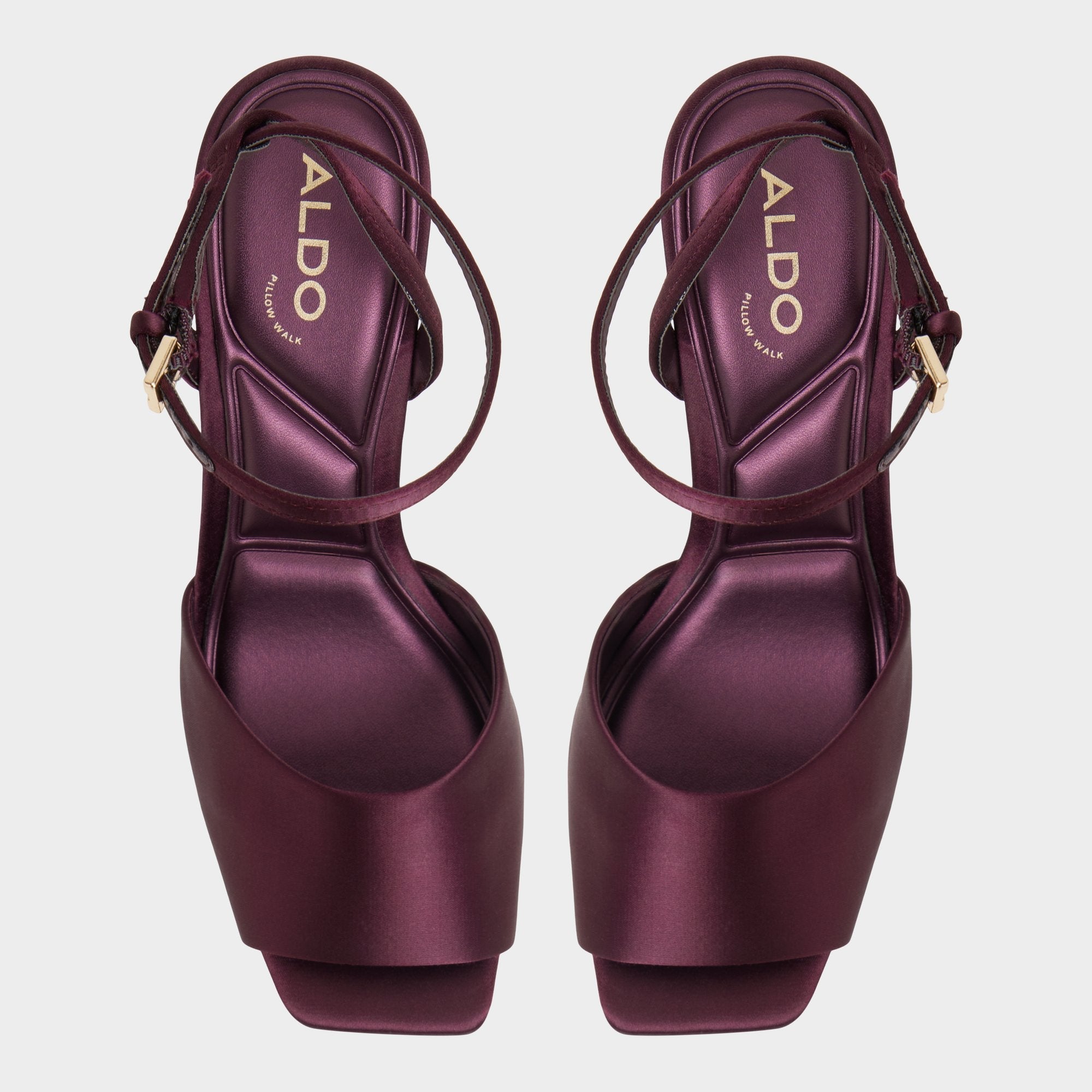 Aldo Kaiasien in Bordo 14151896 - Strappy heeled sandal, Stiletto heel Women