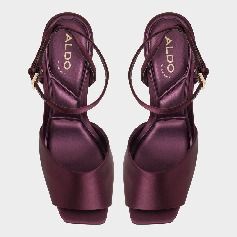 Aldo Kaiasien in Bordo 14151896 - Strappy heeled sandal, Stiletto heel Women