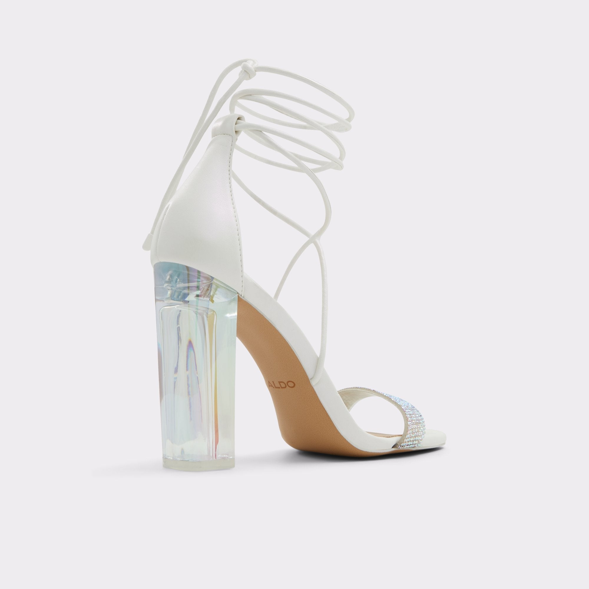 Aldo Onardonia in Open Natural - Strappy sandal, Block heel Women