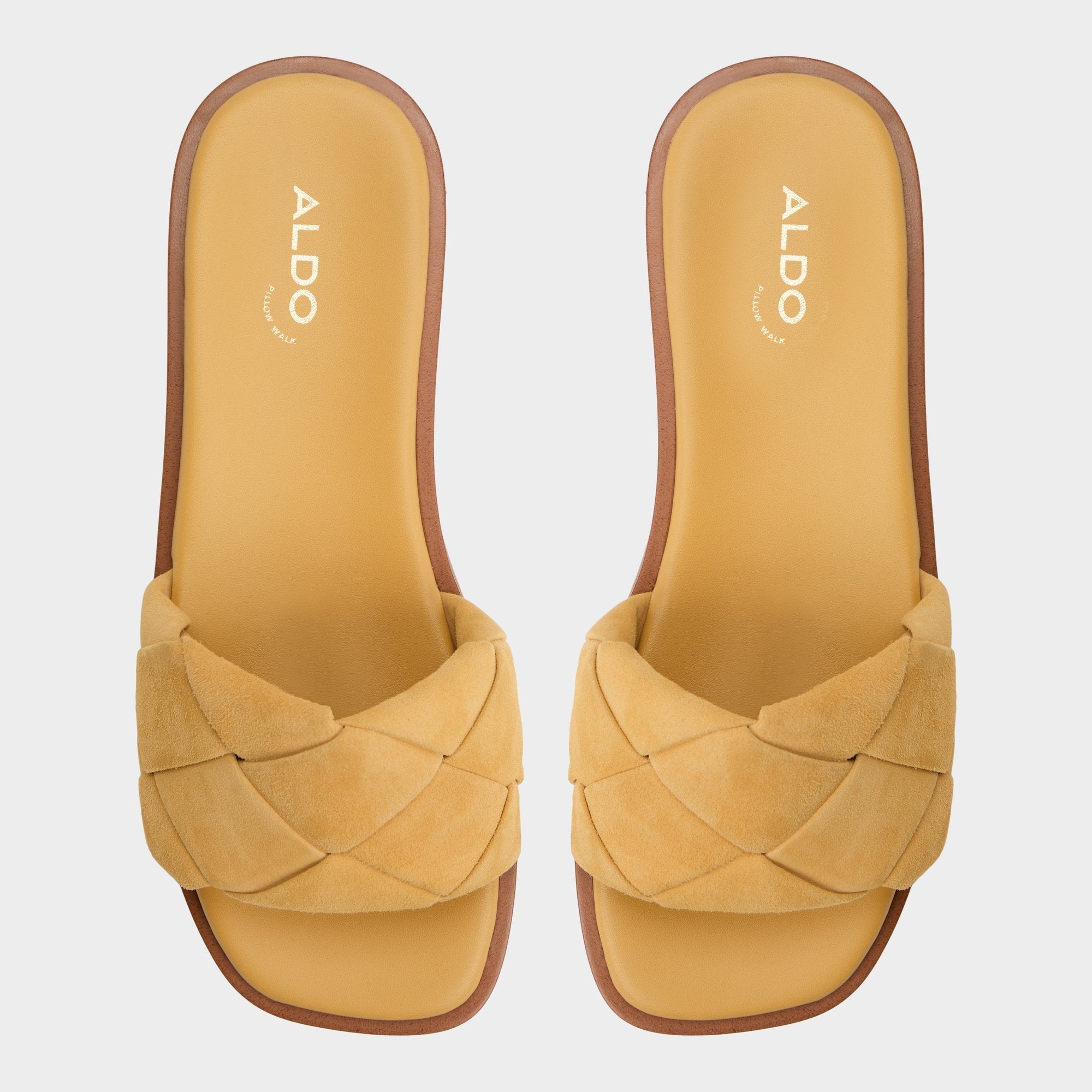 Aldo Esterelle Other Yellow Women's Flats - Slide sandal Women