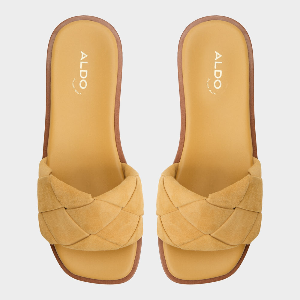 Aldo Esterelle Other Yellow Women's Flats - Slide sandal Women