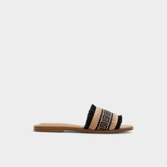 Aldo Nalani Open Black Women's Flats - Slide sandal Women