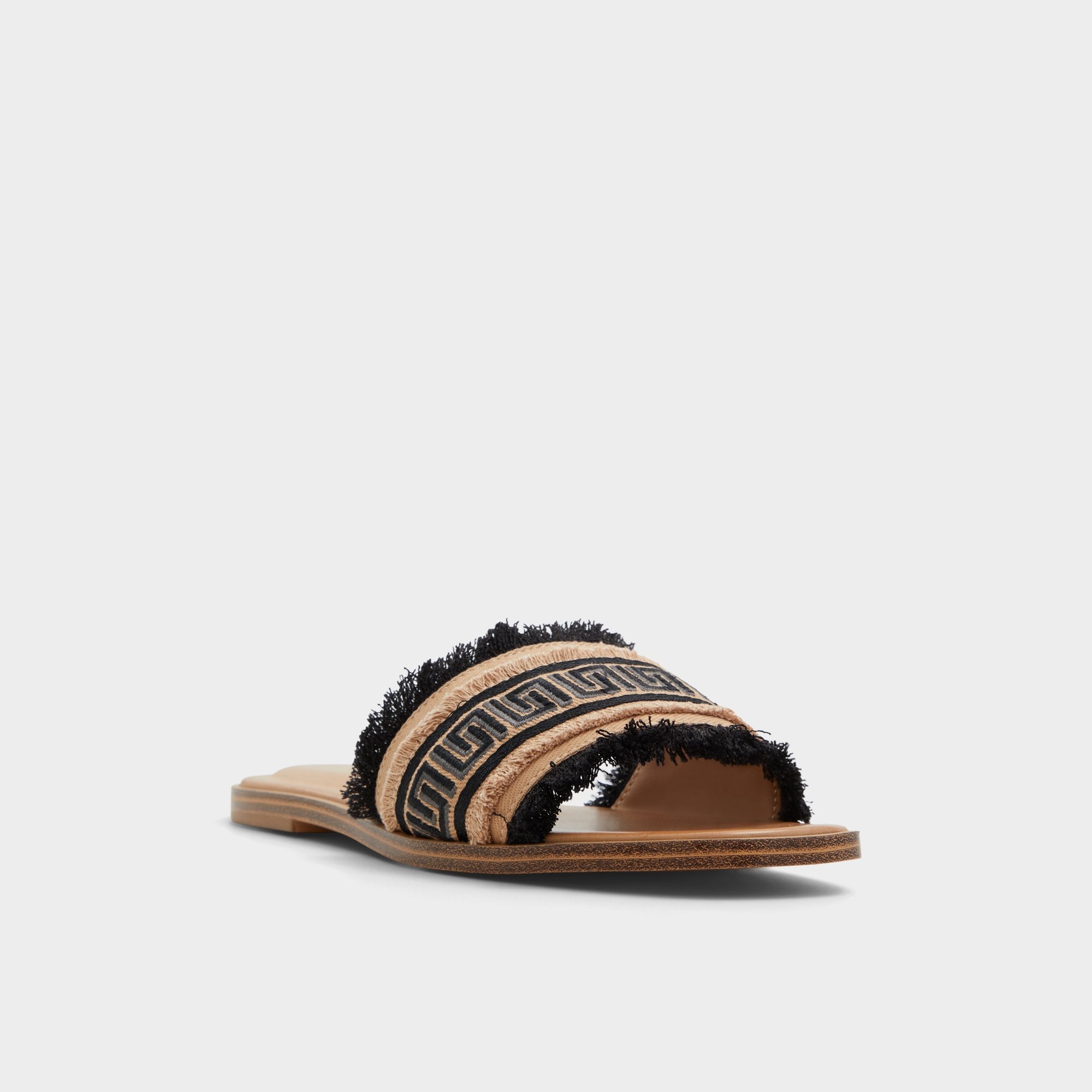 Aldo Nalani Open Black Women's Flats - Slide sandal Women