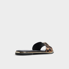 Aldo Darlina Brown Multi Women's Flats - Slide sandal Women