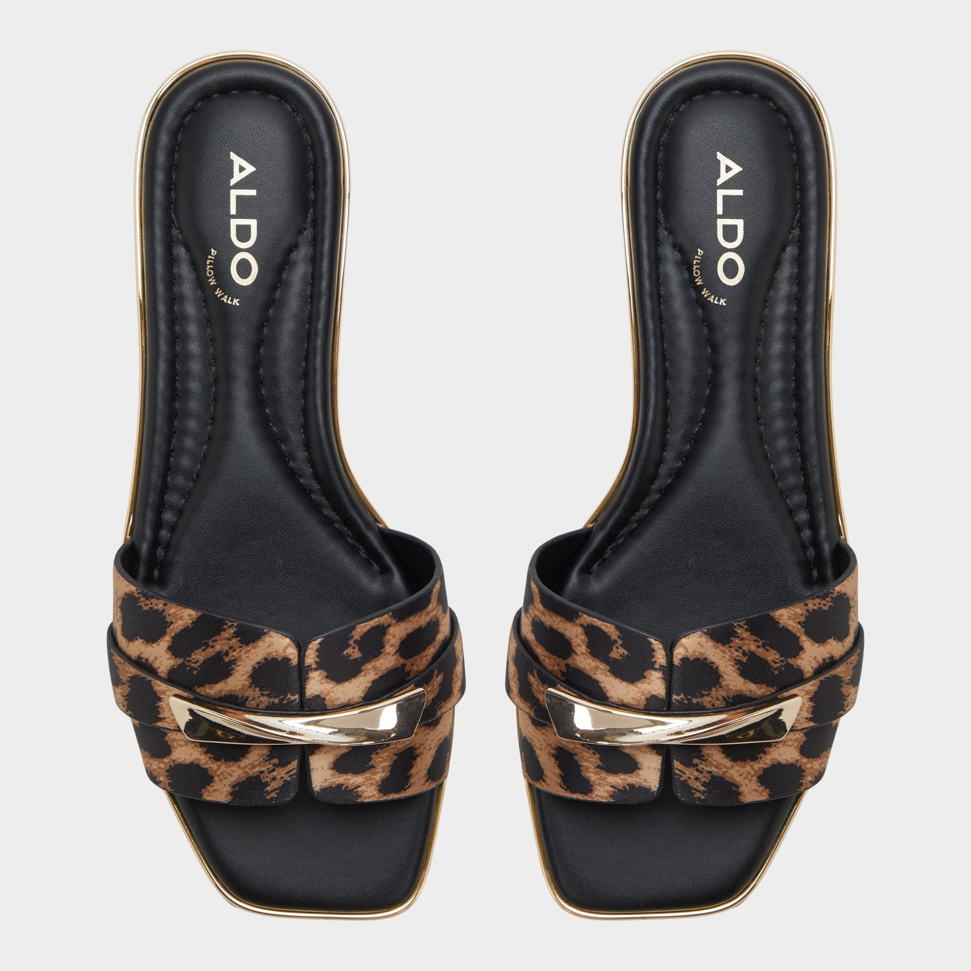 Aldo Darlina Brown Multi Women's Flats - Slide sandal Women
